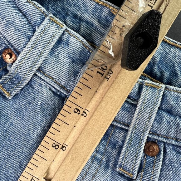 Levi's Jeans Women's 27x27* Big E 501 Skinny Light Blue Faded Denim Tag 26x28 - Picture 15 of 16